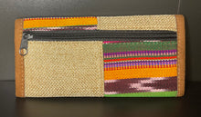 Load image into Gallery viewer, Canvas threaded Suede Leather Wallet
